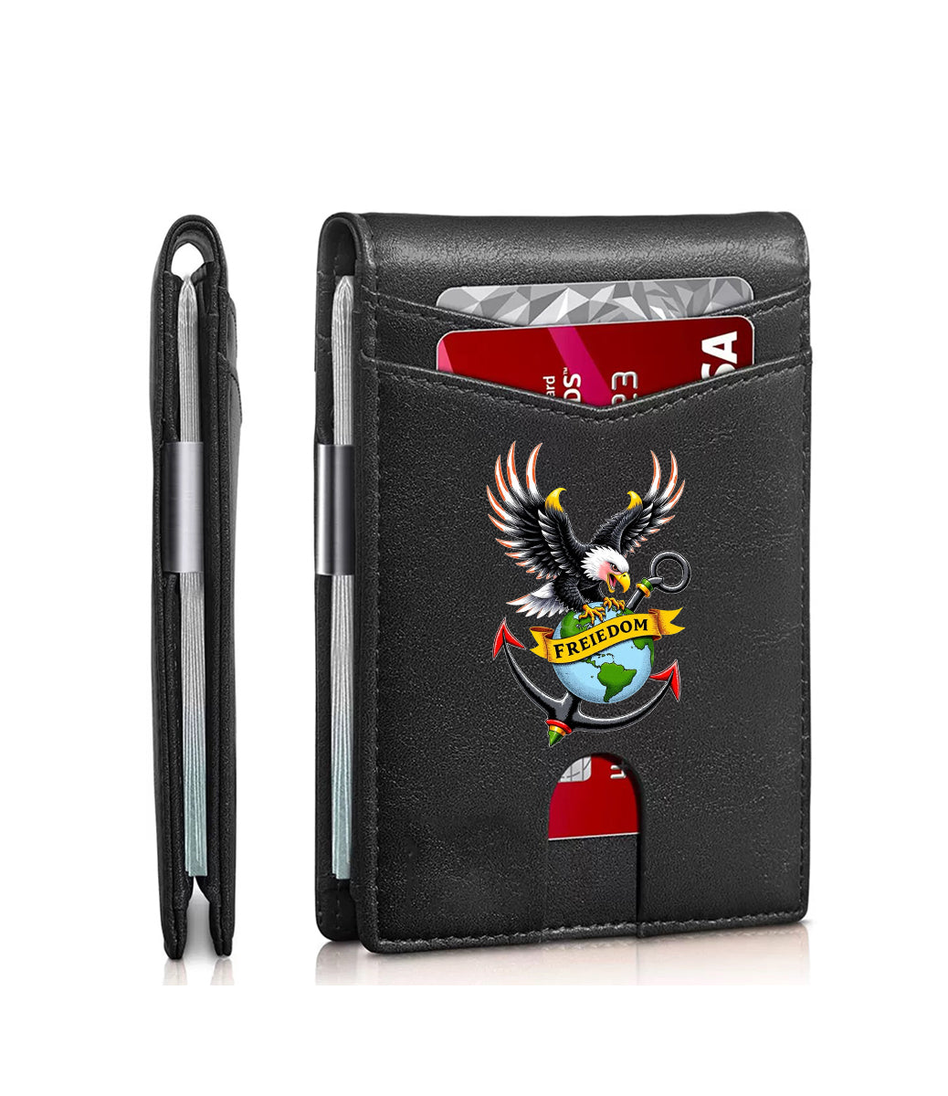 Eagle print wallet-01