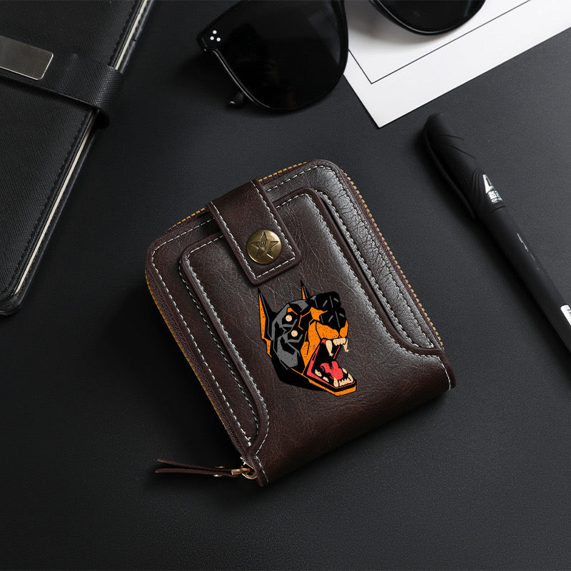 Black Dog Head Wallet-8001
