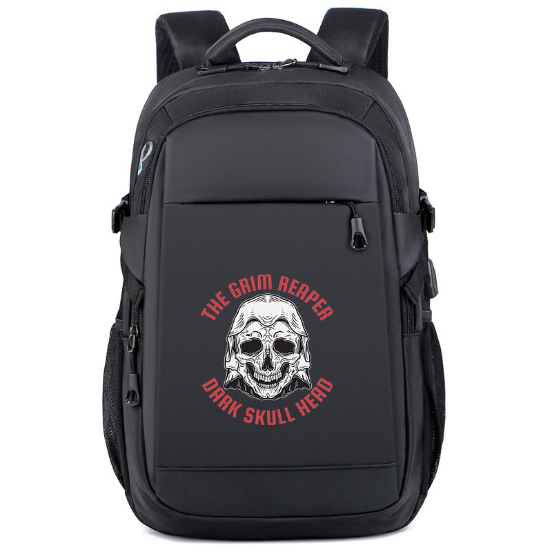 Headscarf skull backpack-5022