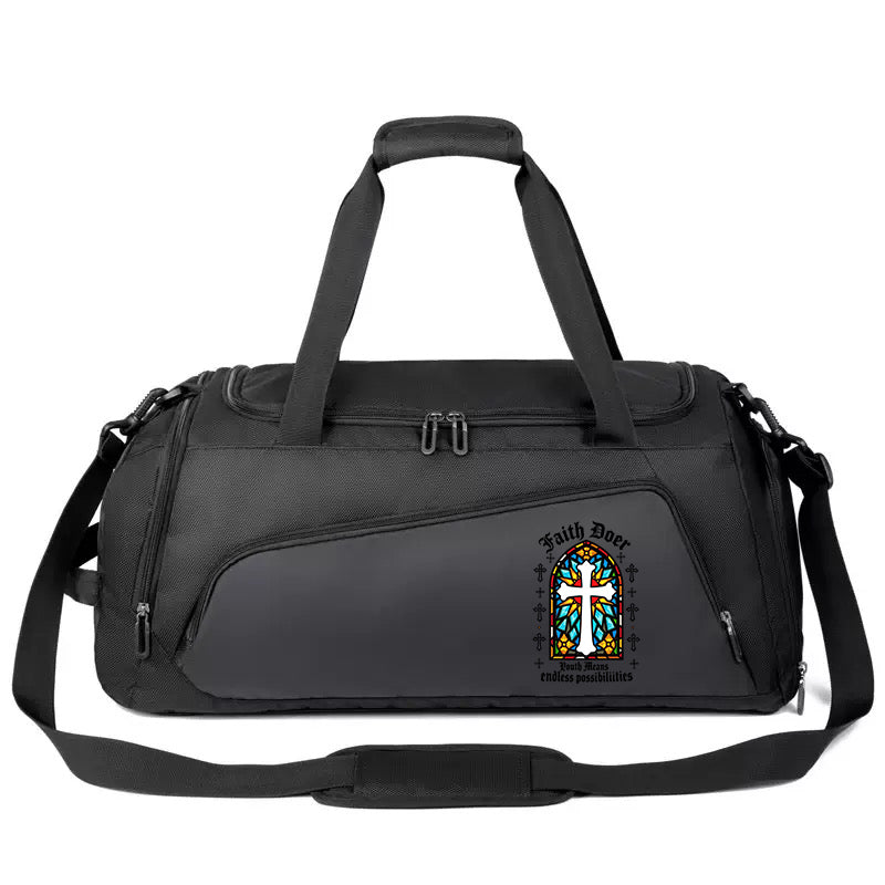 white cross travel bag-T17