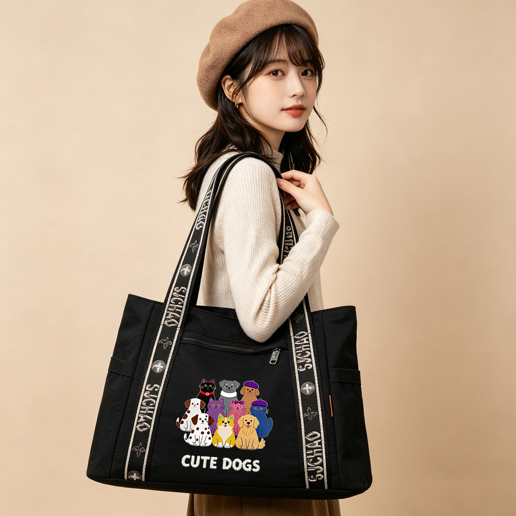 cats and dogs-tote bag-8051