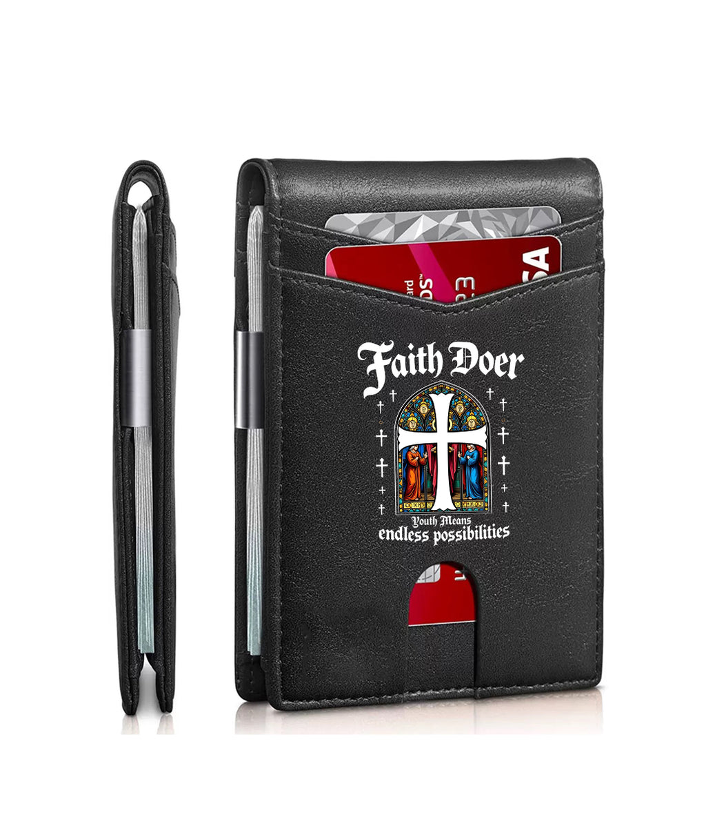 White cross card pack