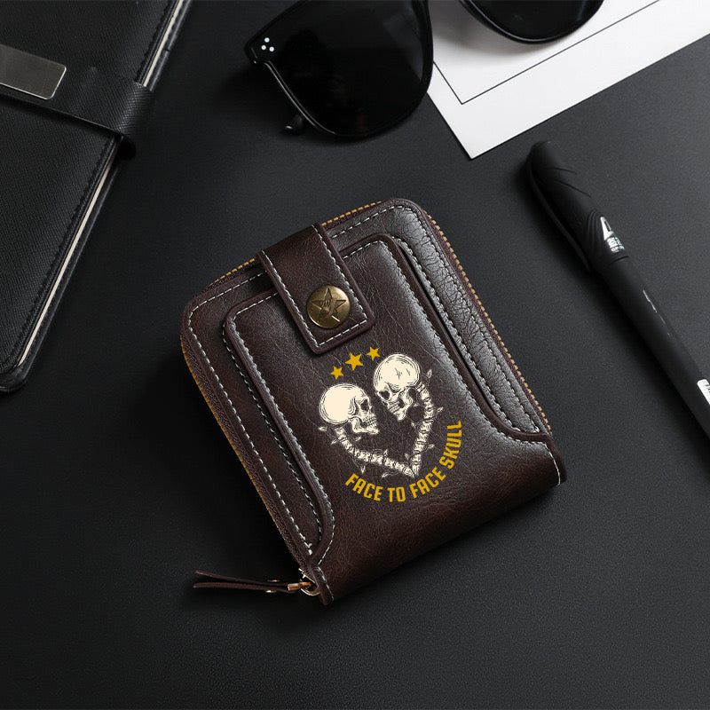 2 skulls Wallet-8001