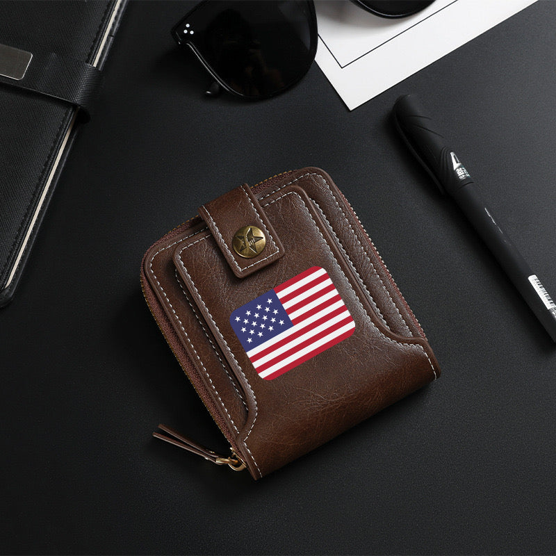 American flag Wallet-8001