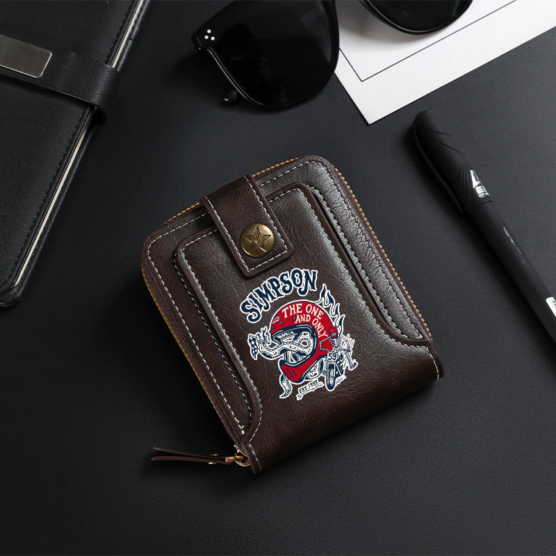 Snake and Motorcycle Wallet -8001