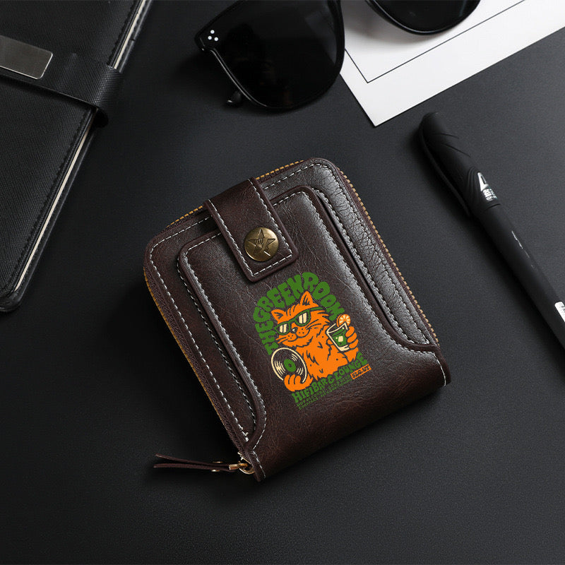 Orange Cat Wallet-8001