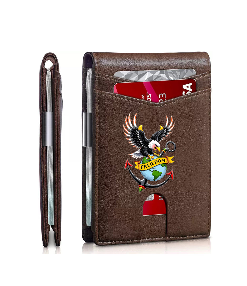 Eagle print wallet-01