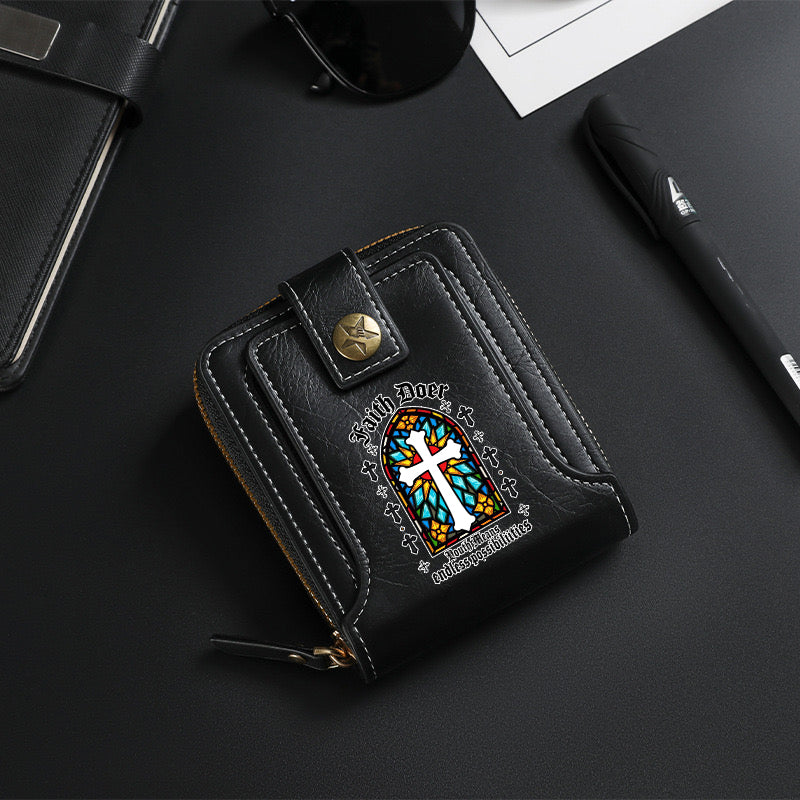 White cross-2 Wallet-8001
