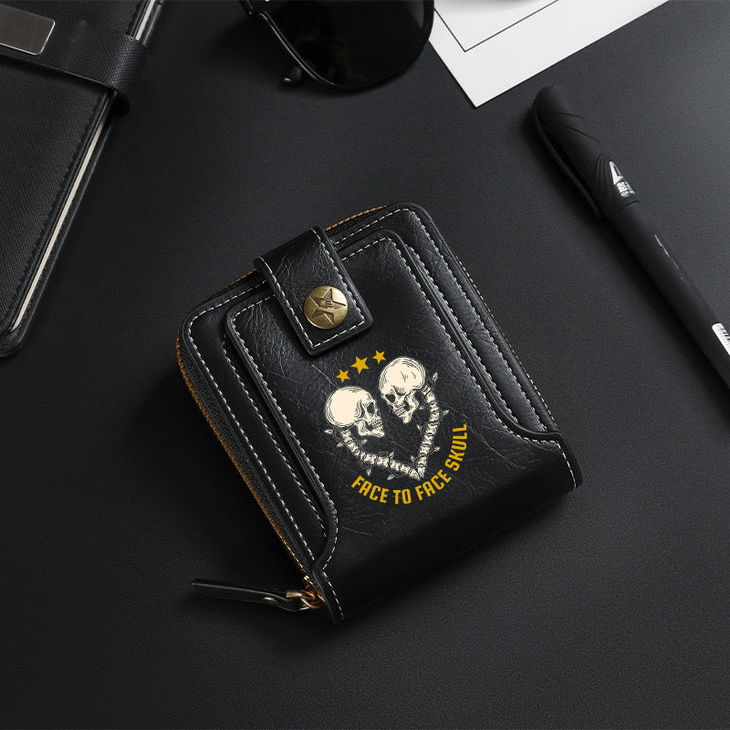 2 skulls Wallet-8001