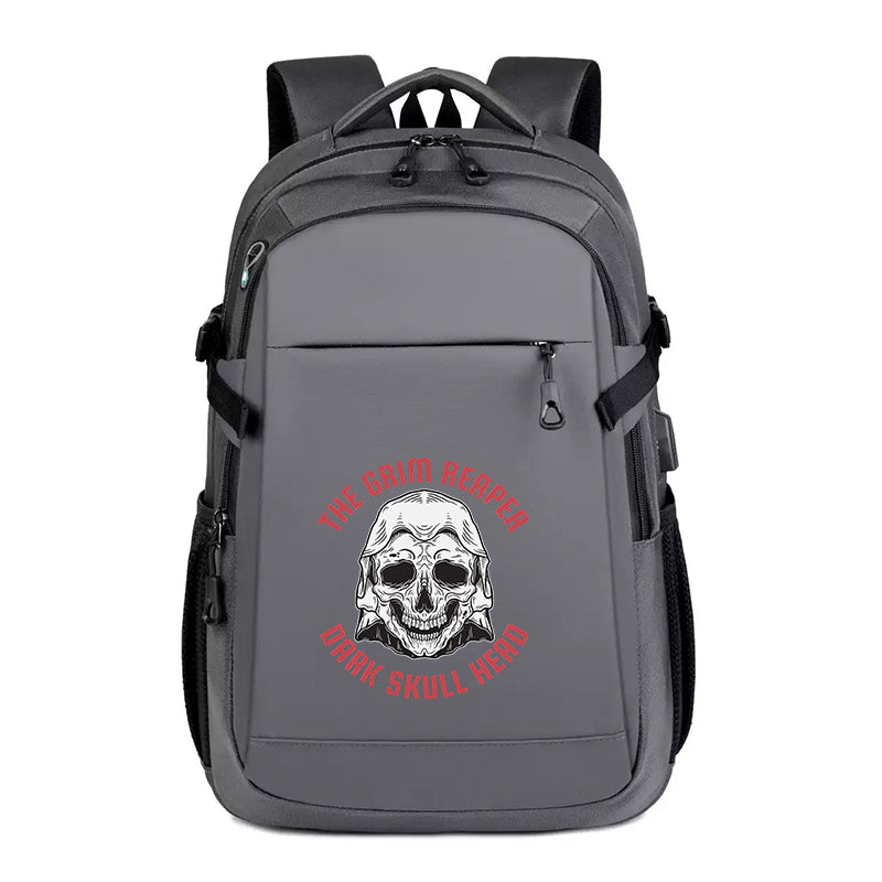Headscarf skull backpack-5022