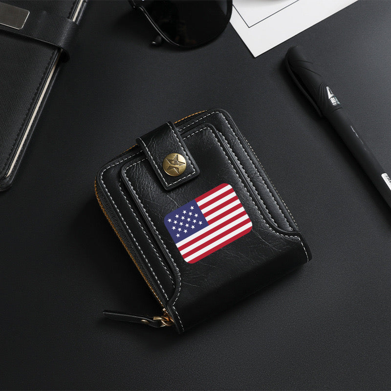 American flag Wallet-8001
