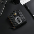 Black cross Wallet-8001