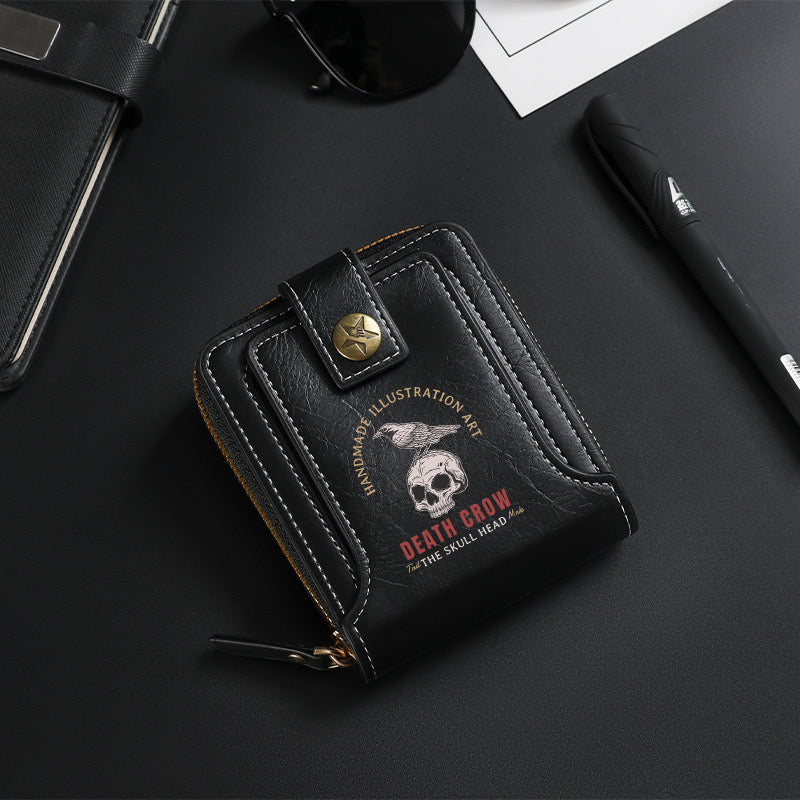 Birds and skulls Wallet-8001