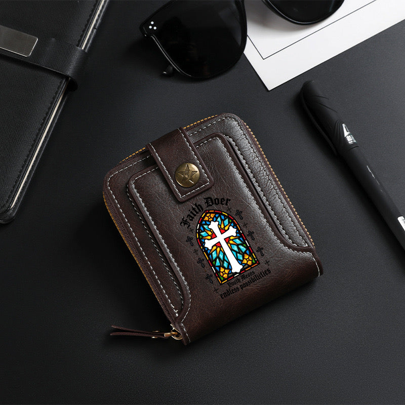 White cross-2 Wallet-8001