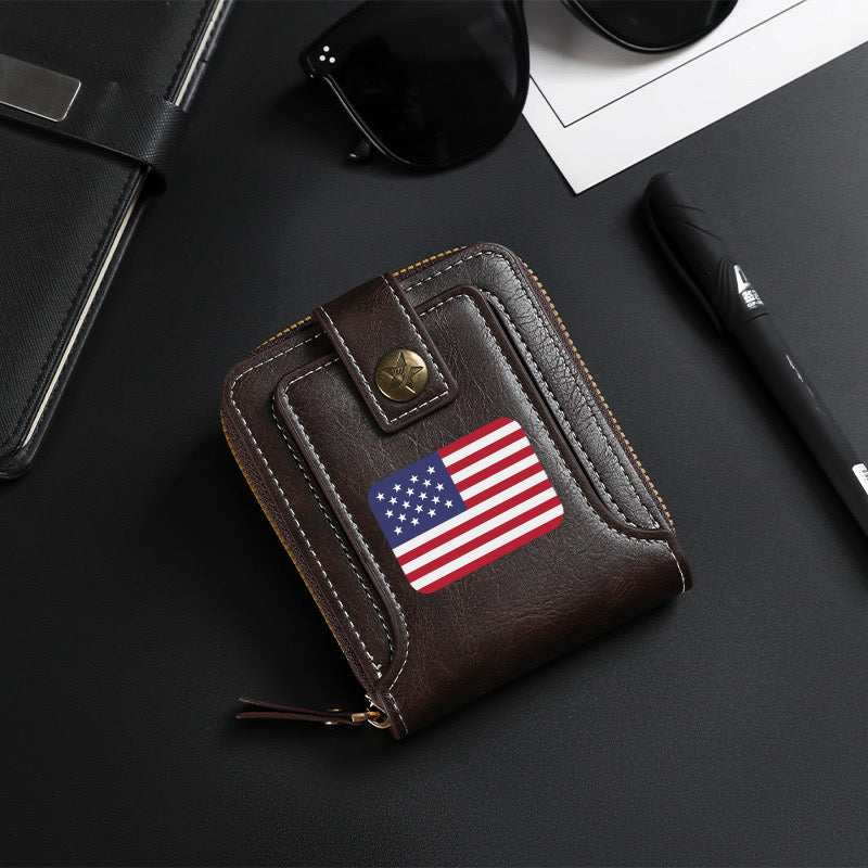 American flag Wallet-8001