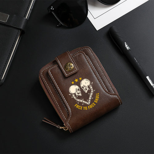 2 skulls Wallet-8001