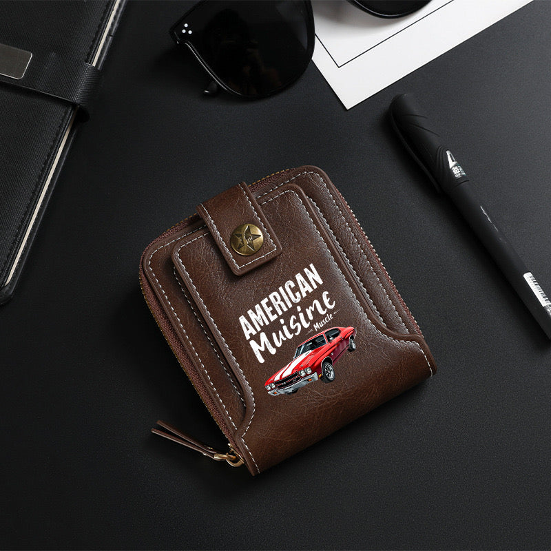 Red car Wallet-8001