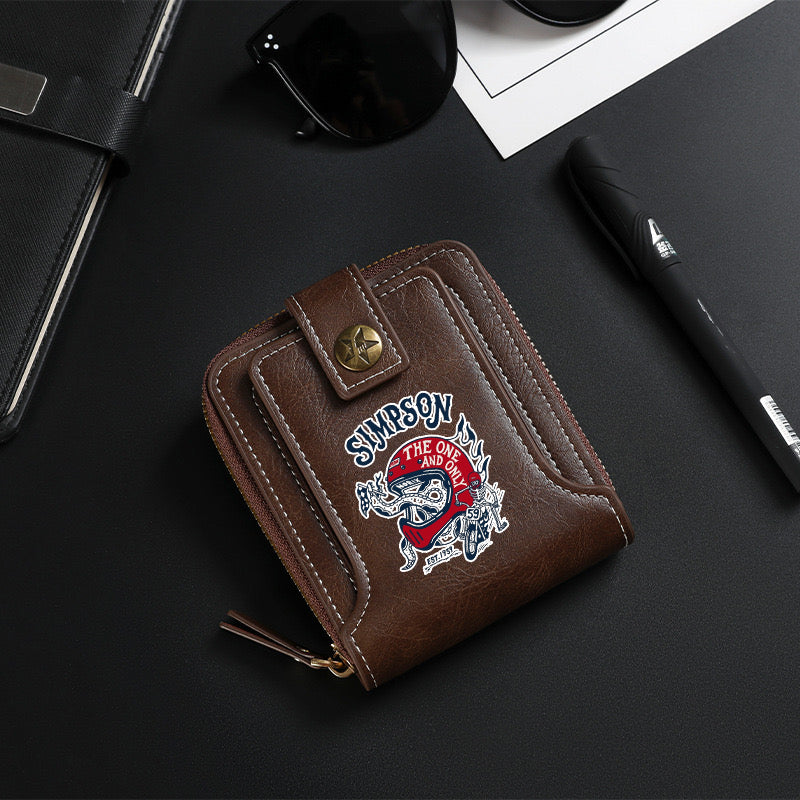 Snake and Motorcycle Wallet -8001