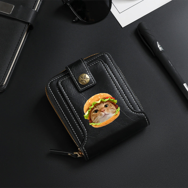 Hamburger Cat Wallet