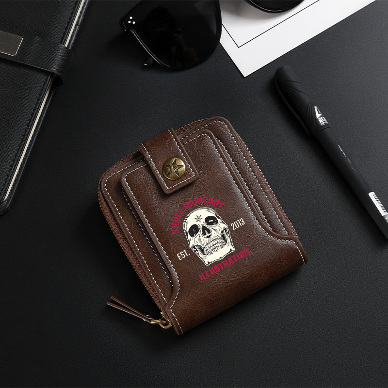 White Skull Wallet-8001