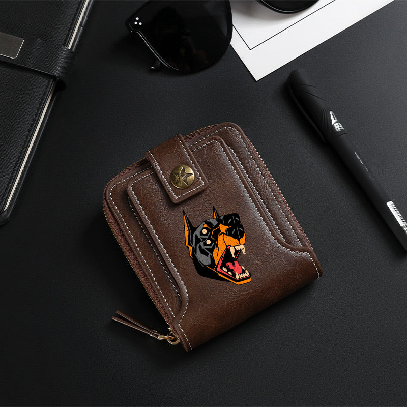 Black Dog Head Wallet-8001