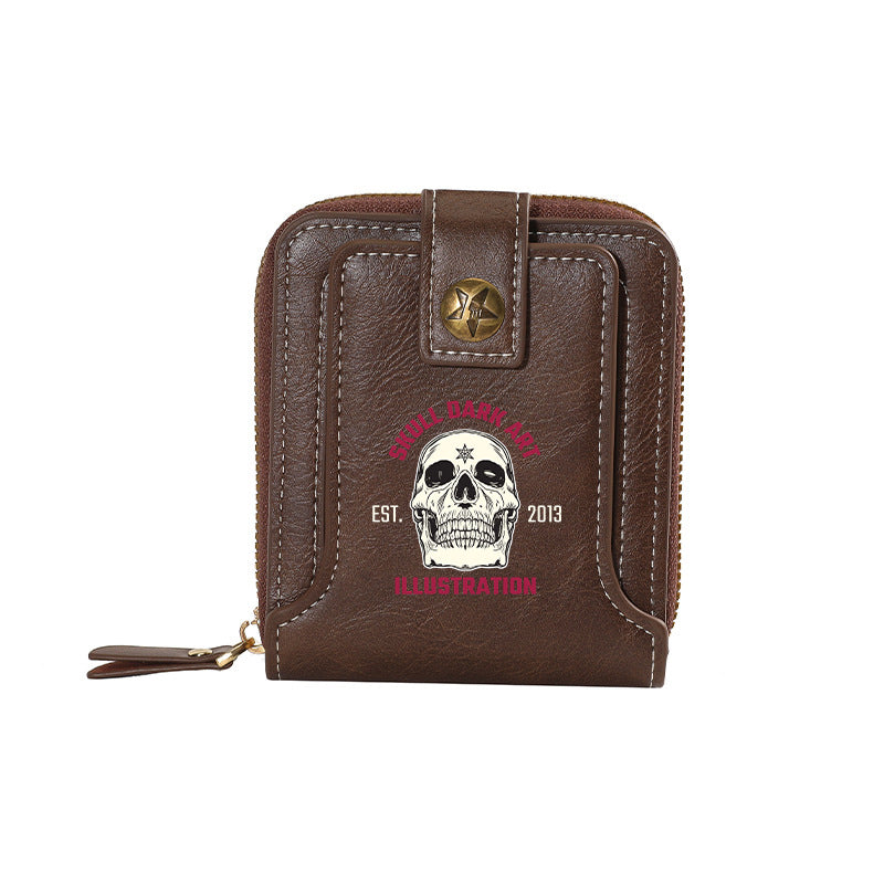 White Skull Wallet-8001