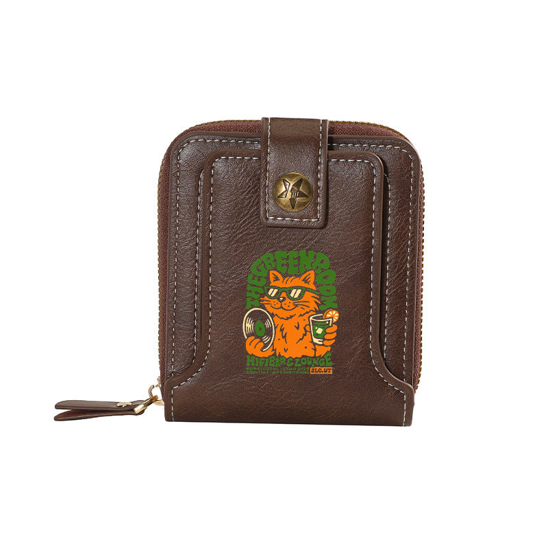 Orange Cat Wallet-8001