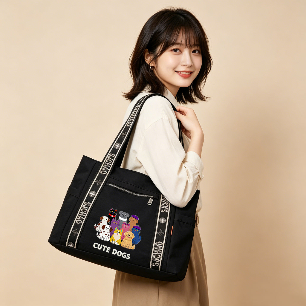 cats and dogs-tote bag-8051