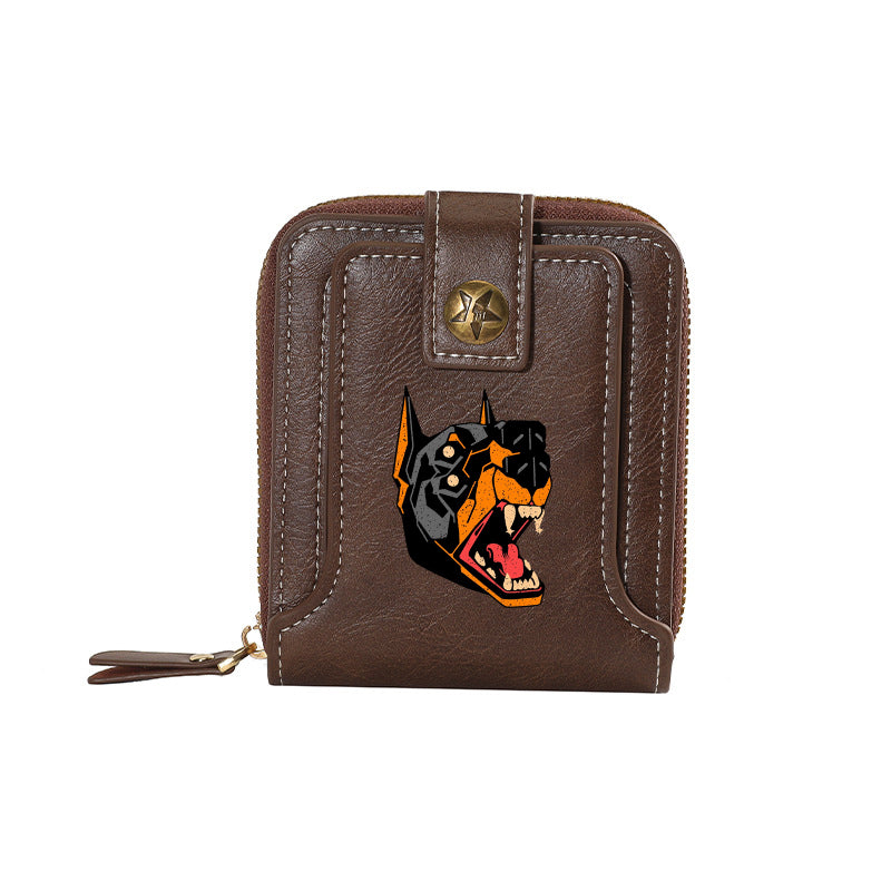 Black Dog Head Wallet-8001