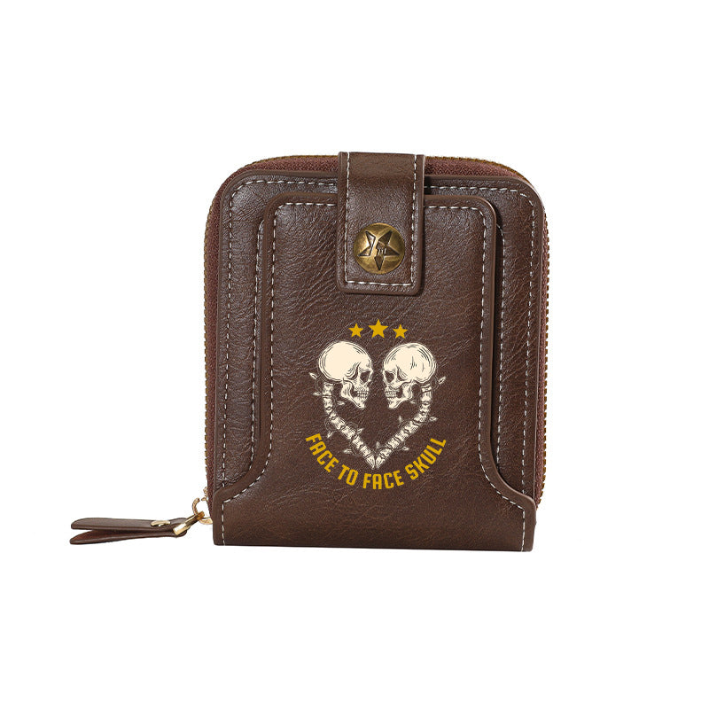 2 skulls Wallet-8001