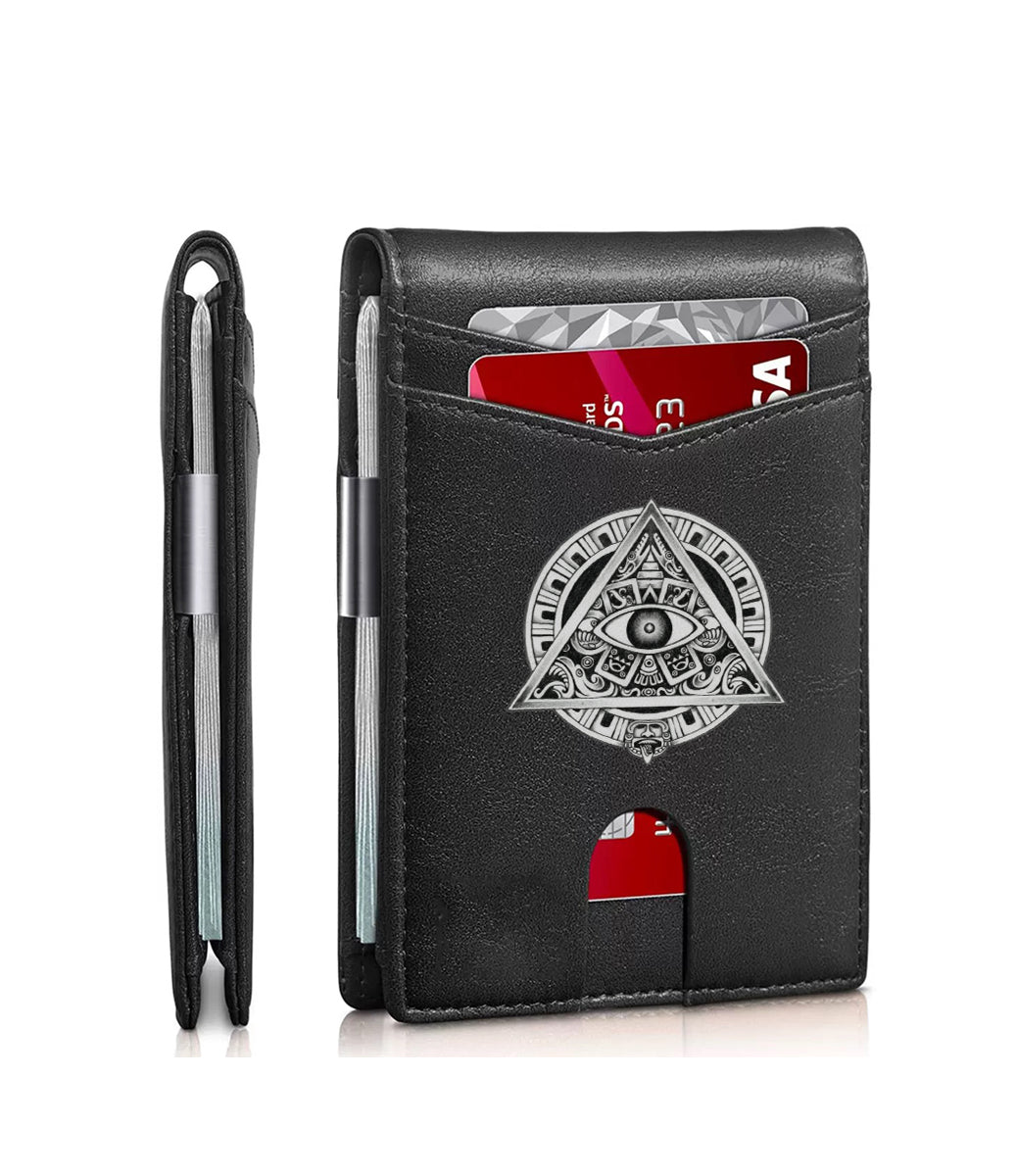 Original design, religious style, Eye of God print men's wallet/card holder. Custom designs available.01