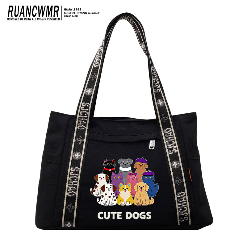 cats and dogs-tote bag-8051