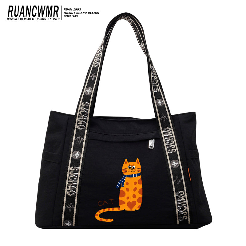 Ginger cat-tote bag-8051