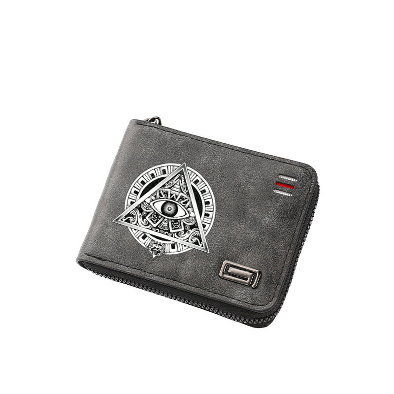 Original design, religious style, Eye of God print men's wallet/card holder. Custom designs available.8067