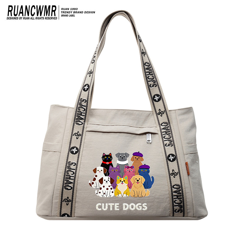 cats and dogs-tote bag-8051