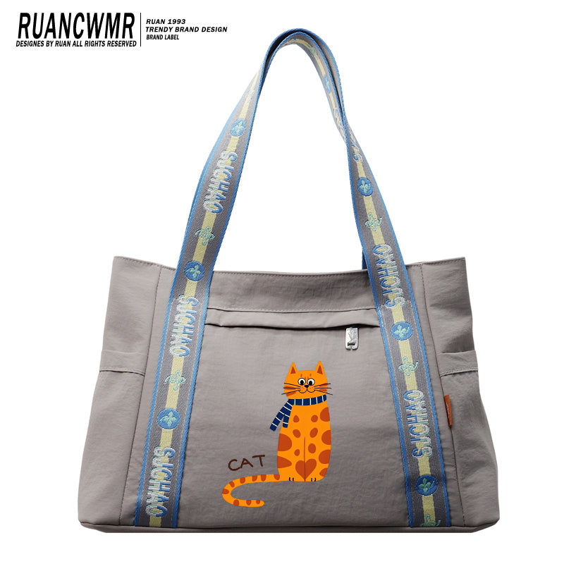Ginger cat-tote bag-8051